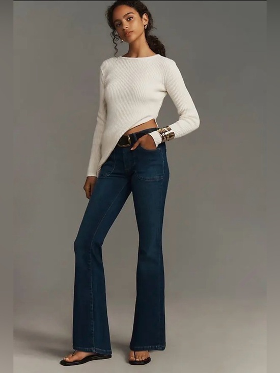 Anthropologie Denim - ANTHROPOLOGIE Pilcro The Icon Flare Low Rise Jeans Stretch Denim NWOT